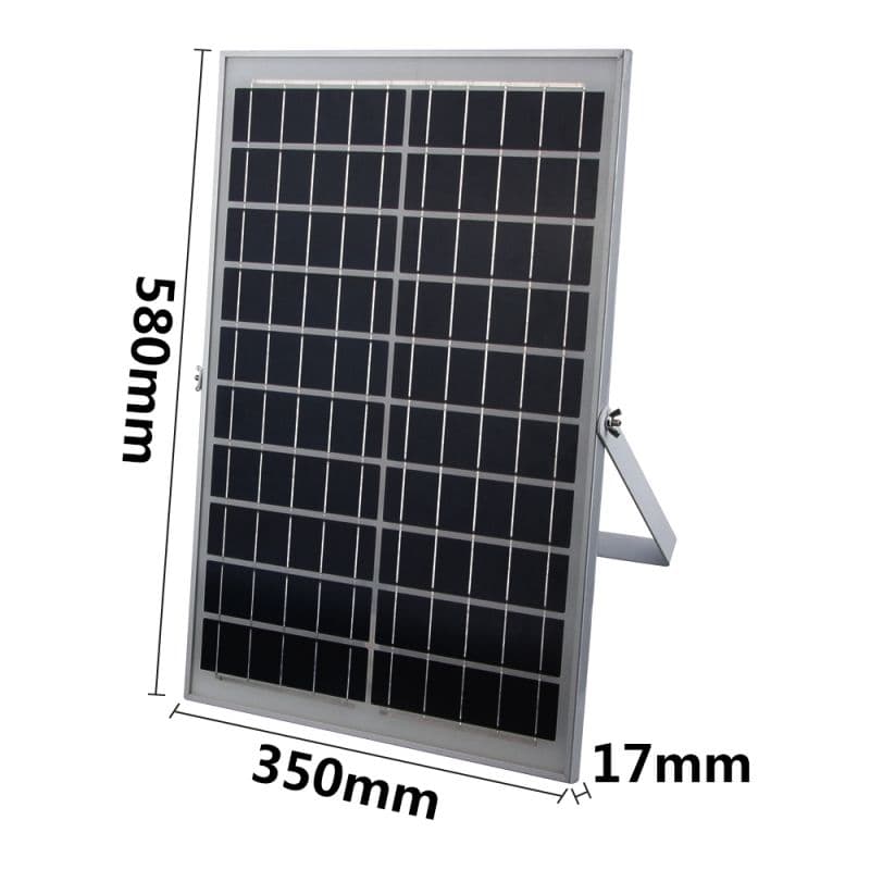 Lampe Solaire 300W Extérieur avec Telecommande, Projecteur LED Solaire 6500k, Spot Solaire 360 LEDS, Eclairage Solaire Plus Brillante (5dd34f)